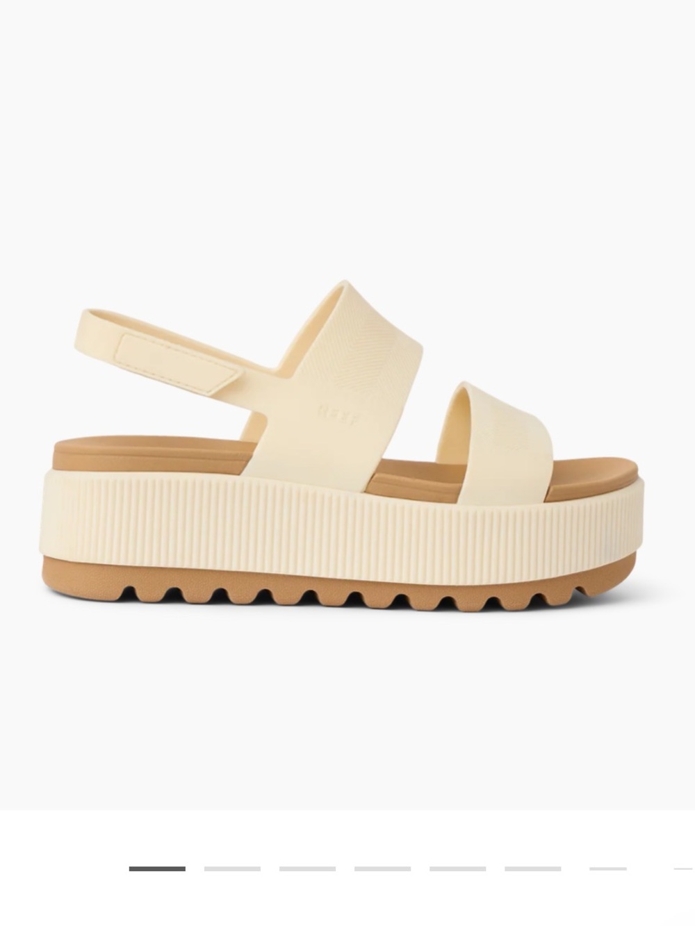 Reef Water Vista Higher Women's Sandal — Cream/Tan